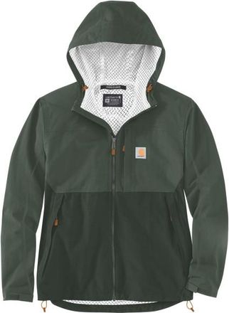 Carhartt Work in Progress Relaxed Fit Packable Jacket Windjacke f&uuml;r Herren | oliv/grau
