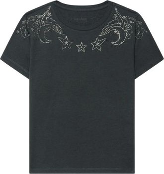 Zadig&Voltaire Alys T-shirt - Dames - T-shirts - Zwart - S - Katoen - Tops