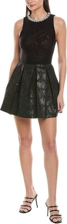 Alice & Olivia Alice + Olivia Chara Embellished Mini Dress