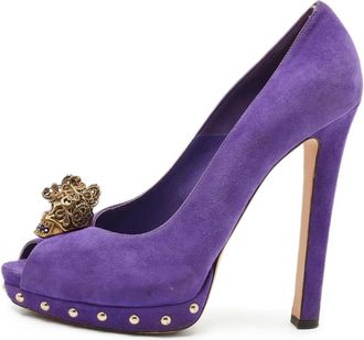 Alexander McQueen Sandali Skull - Viola