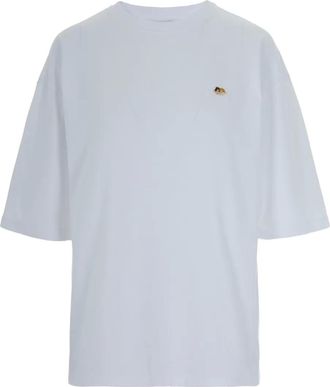 Fiorucci T-shirt in cotone con ricamo - Bianco
