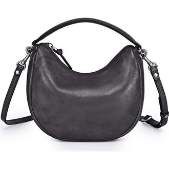 OLD TREND Dahlia Genuine Leather Soft Everyday Hobo Bag in Grey at Nordstrom