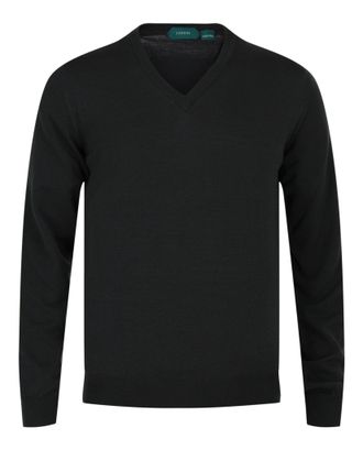 Slowear Zanone V-Neck Wool Blend Sweater
