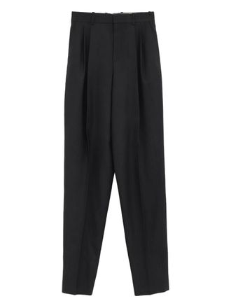 Chloé pinstripe pleated trousers - Zwart