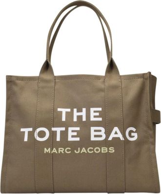 Marc Jacobs De Grote Tote Bag - Dames - Shoppers - Groen - ONE Size - Katoen - Tassen