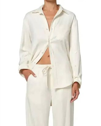 Citizens Of Humanity Kayla Long Sleeve Top In Moonlight