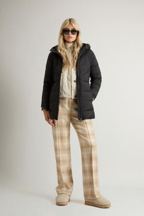 Woolrich donna Piumino Shirley in microfibra Nero Taglia XXL