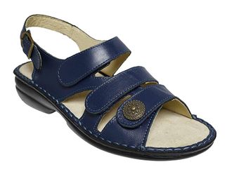 David Tate Wrap Womens Shoes Navy Nappa : EU 42 (US Womens 11-11.5) M, Leather