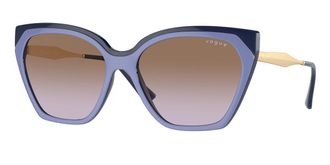 Vogue Eyewear VO5521S 310268 Womens Sunglasses Blue Size 57