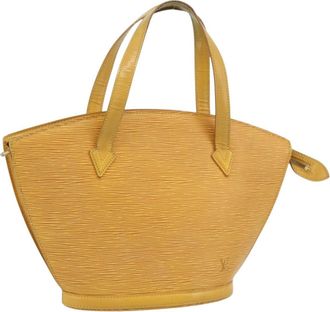 Louis Vuitton Saint Jacques Epi Leather Yellow Leather Handbag (Pre-Owned)