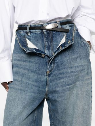 The Attico Faded Denim Jeans - Blue