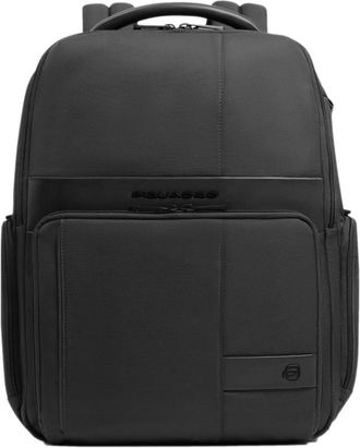 Piquadro Backpacks, male, Black, Size: ONE SIZE Wollem Expandable Laptop Backpack 15.6