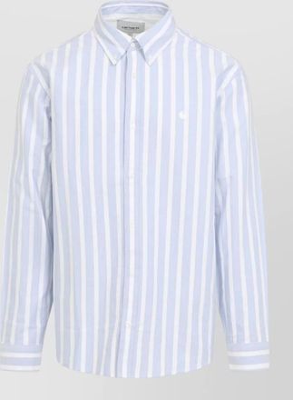 Carhartt Work in Progress striped loose-fit cotton shirt