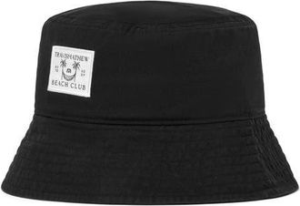 Travis Mathew Beach Club Cotton Denim Bucket Hat in Black at Nordstrom, Size One Size Oz