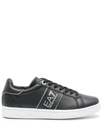 Emporio Armani Leather Sneakers − Sale: up to −75% | Stylight