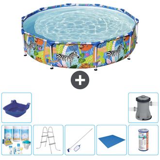 Bestway Piscina Bestway Steel Pro Redonda - Selva - 305x66 Cm - 7-piezas S22124