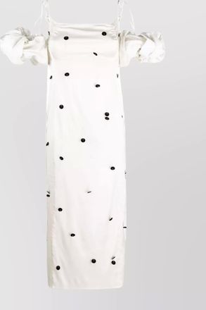 Jacquemus beloved long dress puff sleeves