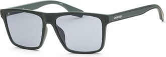 Calvin Klein Mens 56mm Green Sunglasses