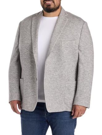 Michael Kors Big & Tall Everyday Knit Sport Coat in Grey at Nordstrom, Size 50Xl