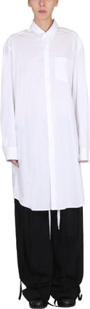 Ann Demeulemeester White Oversized Solid Shirt