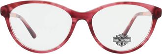 Harley-Davidson Demo Cat Eye Ladies Eyeglasses HD0570 069 53