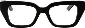 Alexander McQueen Am0453O Eyeglasses - unisex - Alexander McQueen - Glasses - Black - 49 MM - Accessories