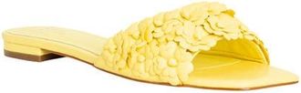 Shushop Camellia Slide Sandal in Yellow at Nordstrom, Size 6.5