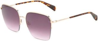 Rag & Bone RNB1069/G/S AU2/FF Womens Sunglasses Gold Size 58