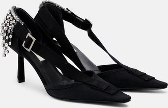 Prada Crystal-embellished pumps