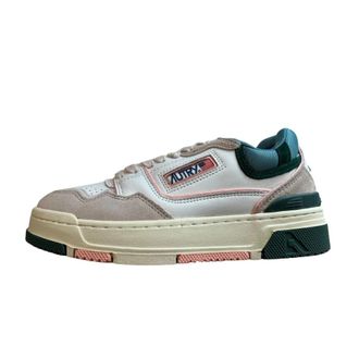 Autry Vintage Low-Profile Leren Sneakers - Dames - Sneakers - Veelkleurig - 36 EU - Katoen - Schoenen