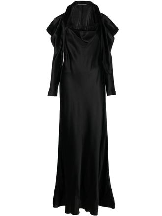 Alberta Ferretti Abito lungo - Nero