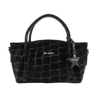 Pierre Cardin Handbags - Dames - Handtassen - Zwart - ONE Size - Leer - Tassen