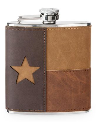 Foster & Rye Leather Texas Flask