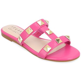 Journee Collection Women & apos;s Kendall Flat Sandals