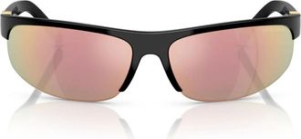 Miu Miu Sunglasses Mua02 S 1 Ab90 J Black/Pink Mirrored Women