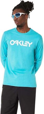 Oakley Mens Mark Ii Long Sleeve Tee 2.0, Swimming Pool Blue, Medium