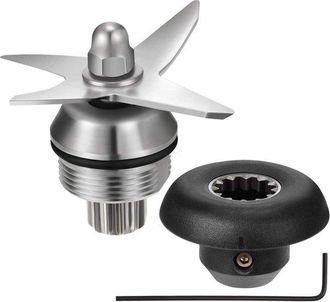 OEM Juego De Cuchillas Y Llave De Transmisi&oacute;n Para Licuadora Vitamix - Negro/plata