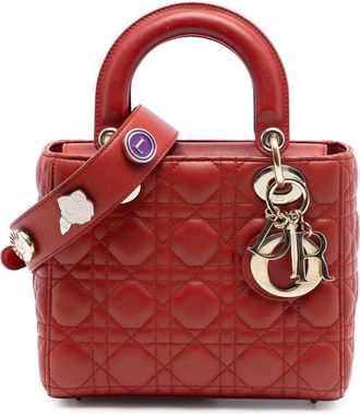 Dior Pre-owned Dior Small Lambskin Cannage My ABCDior Lady Dior 29-MA-1107