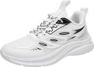 Generic 2026 Running Shoes Men and Women Comfortable Mesh Breathable Couple Sneakers (White, 6.5)