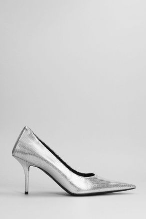 Balenciaga Decollete Pump in pelle argento