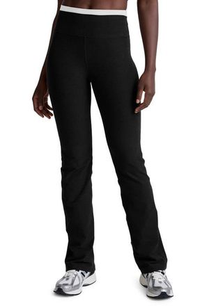 Beyond Yoga Space Day Layered Bootcut Pants in Darkest Night at Nordstrom, Size X-Small