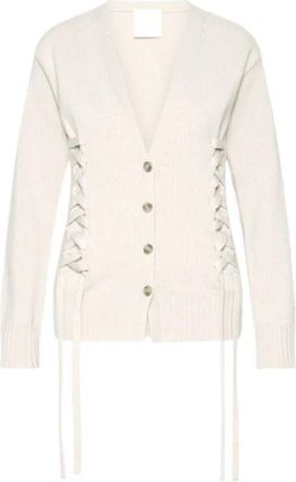 Marella Cardigan in Maglia - - Knitwear - Donna - Beige - M