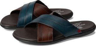 Marc Joseph New York Boone Ave Mens Lace Up Wing Tip Shoes Navy & Brown : 10.5 M, Leather