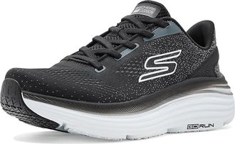 Skechers Max Cushioning Endeavour Kauska Mens Shoes Black/White : 10.5 4E - Extra Wide, Textile