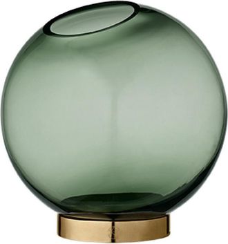 AYTM Design Vase Globe - Forest/Gold