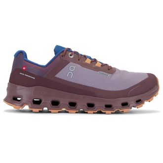 On Cloudvista Waterproof Textile Synthetic Mens Low Top Trainers - Zinc Grape - Size:UK 10.5