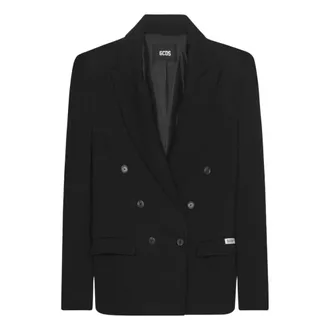 GCDS Mujer, Chaquetas, Negro, Talla: XL