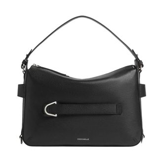 Coccinelle Gretel Tote - female - Coccinelle - Shoulder Bags - Black - ONE SIZE - Bags