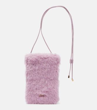 Max Mara Crossy teddy phone pouch