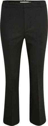 Inwear Zellaiw Kickflare Pant - Dames - Wijde Broeken - Zwart - S - Katoen - Broeken